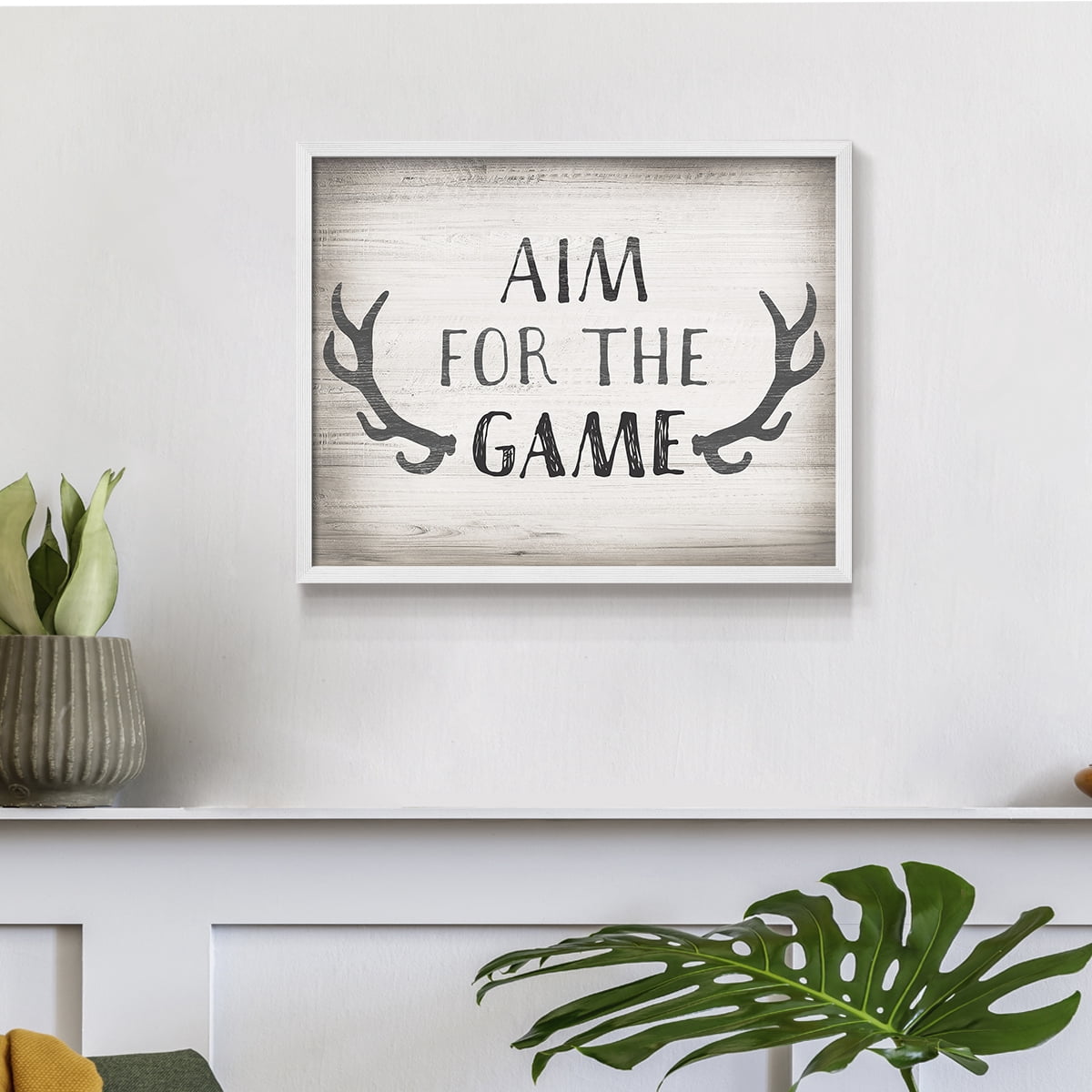 Aim Game by CAD Designs - Restickable Framed Giclée Print