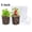 5 Inch,15 Pack, variant on PandaTop Clear Nursery Pots 4 Inch Plastic Planter with Drainage Holes, Small Plastic Flower Pots for Seedling (30 Pcs)
