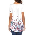 thumbnail image 3 of IROINNID 4th of July Tunic For Women Casual Loose Tops V-Neck Women Tops USA July 4th, 3 of 5