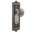 thumbnail image 2 of Grandeur Winfav_Psg_234 Windsor Solid Brass Rose Passage Door Knob Set - Nickel, 2 of 7