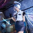thumbnail image 5 of Anime Re:Life in A Different World From Zero Rem Disfraz de Cosplay Uniforme de Policía para Mujer Pelucas Traje de Fiesta de Carnaval de Halloween, 5 of 5