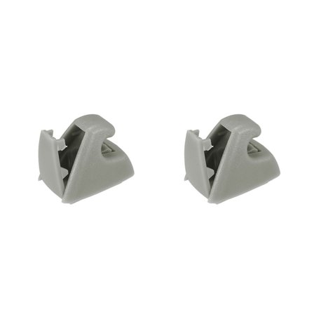FYUU 2x Gray Sun Visor Retainer Support Clip For Chevy Silverado 15882854