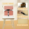 thumbnail image 3 of MesaSe Toddler Booster Seat for Dining Table  with Backrest  Safety Buckles  Non-Slip Bottom  Pink, 3 of 10