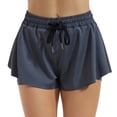 thumbnail image 5 of Wensltd Women Shorts Butt Lift Slim Fit Summer Yoga Shorts Drawstring, 5 of 6