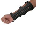 thumbnail image 3 of Protector de brazo de tiro con arco, Brazalete de tiro con arco/Protector de antebrazo de cuero de vaca de tiro con arco con rango de arco con hebillas de 3 correas, Protector de brazo para Arche, 3 of 5