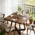 thumbnail image 6 of Miekor Furniture Vintage Square Dining Table,Wood Kitchen Table,Classic Design Dining Table No2782, 6 of 7