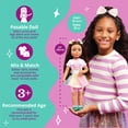 thumbnail image 4 of Battat Glitter Girls 14 Doll Kika - Brown Hair, Blue Eyes, Ice Cream Outfit & Accessories - Ages 3+, Pink, 4 of 5