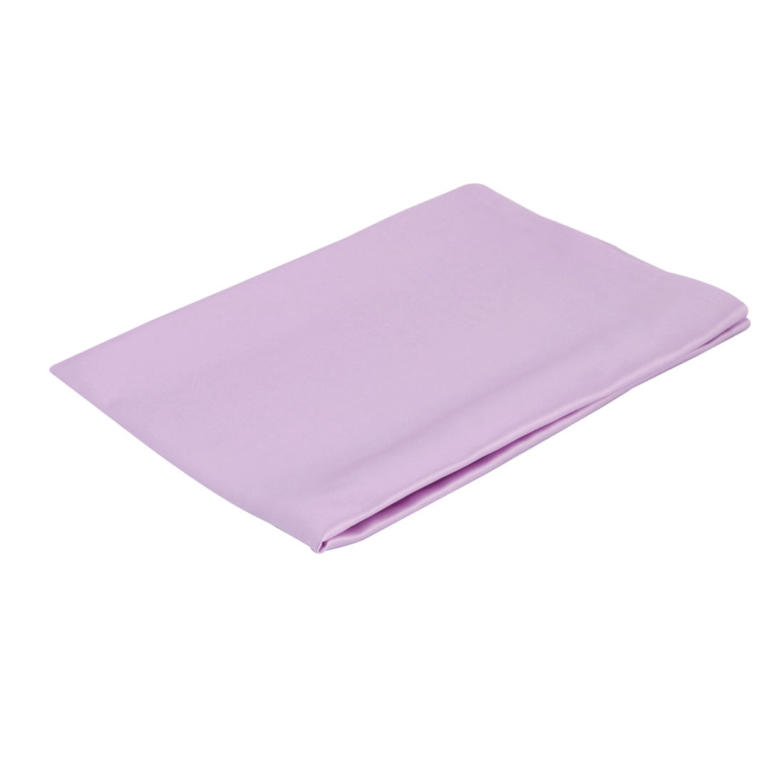 Unique Bargains 1 Piece 100% Silk Pillowcase Light Purple Queen