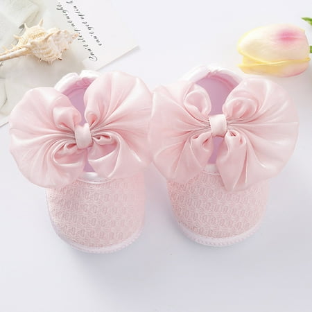 

Toddler Baby Princess Shoes Cute Flowers Sandals Walking Shoes Girls Bowknot Sneaker Newborn Flats Fragarn
