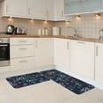 thumbnail image 5 of Yiaed Navy Blue Geometric Kitchen Rugs Sets of 2 Kitchen Mats Cushioned Anti Fatigue Kitchen Rug Tapetes Para Cocina for Sink,Laundry Room, 5 of 6