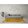 thumbnail image 3 of Ahgly Company Indoor Rectangle Persian Yellow Traditional Area Rugs, 4' x 6', 3 of 4