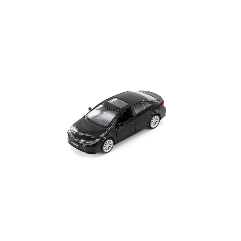 3-Pack of 1/43 Scale Toyota Corolla Diecast Cars with Openable
