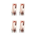 thumbnail image 4 of fastboy Ornements pour Cheveux Outils de Coiffure Robustes Simples Clip Latéral Attache-Pression Rose Rouge 2Set, 4 of 6