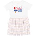 thumbnail image 3 of Inktastic 4th of July Boom Ya'll Popsicle and Firework Design Girls Toddler Dress, 3 of 5