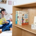 thumbnail image 2 of Bee Neat Closet Organization with Acrylic Clear Shelf Dividers - Closet Shelf Organizer for Clothes, Towels, Sweaters, Purses, and Books - Shelf Separators - 2 Pack (8" Tall 11 ⅝" Deep), 2 of 8