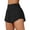 Black, variant on Women's Swim Shorts with Side Split Design, 2 in 1 Board Shorts Trunk Featuring Secure Pockets and Quick Dry Fabric, Swim Bottom for Beach Volleyball and Poolsi