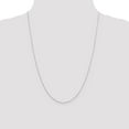 thumbnail image 5 of White Sterling Silver necklace Box chain Pendant 24 in 0.6 mm, 5 of 5