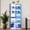 White, variant on FREDEES Storage Cabinet - White Kitchen Pantry Organizer with Doors and Adjustable Shelves 65" Tall Floor Furniture with Light Sensor for Bathroom Kitchen Dining Room Office
