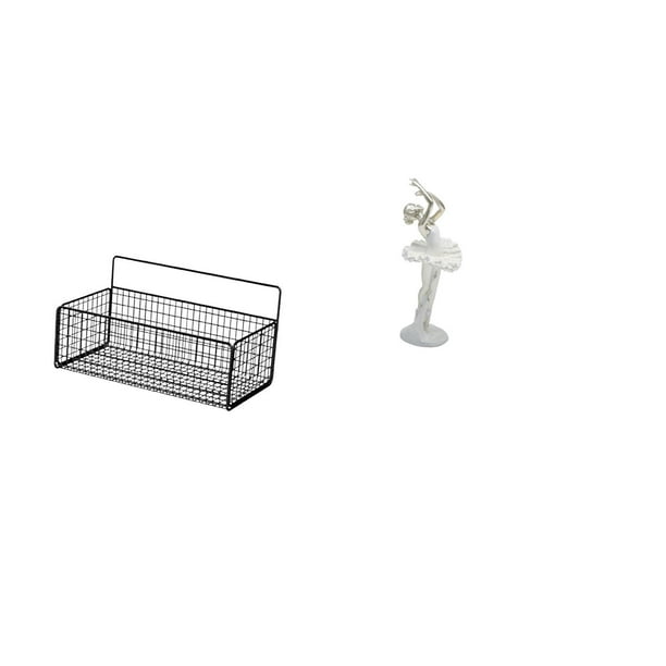 Cesta de almacenamiento,Cesta organizadora de almacenamiento de cocina colgante de alambre,Organizador de pared para baño con cesta de almacenamiento de alambre,Figura de escritorio,Estatua de