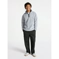 thumbnail image 2 of No Boundaries High Pile Quarter Zip Fleece Pullover, Men's, 2 of 5