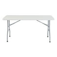 thumbnail image 3 of (Lot de 2) Table Pliante Robuste National Public Seating 30 Pouces x 60 Pouces, Gris Moucheté, 3 of 5