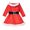 Red, variant on Chenyin 1-6T Little Girls Christmas Princess Dress for Kids Baby Fall Winter Long Sleeve Toddler Party Dress with Belt for Girls