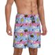 thumbnail image 2 of Fotbe Bees And Daisies Striped Pantalones Cortos de Pijama para Hombre, Ropa de Dormir, Pantalones de Pijama Cortos para Hombre-3X-Large, 2 of 6