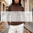 thumbnail image 4 of Womens Sweaters Classic Long Sleeve Turtleneck Lightweight Soft Sweaters Casual Basic Stretchy Slim Fit Knitted Pullover Tops,Sizes M-3XL, 4 of 8