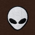 thumbnail image 2 of Dalix Lil Alien Heavyweight Soft Tee Short Sleeve Cotton Shirt Mens in Cacao 3XL XXX-Large, 2 of 5