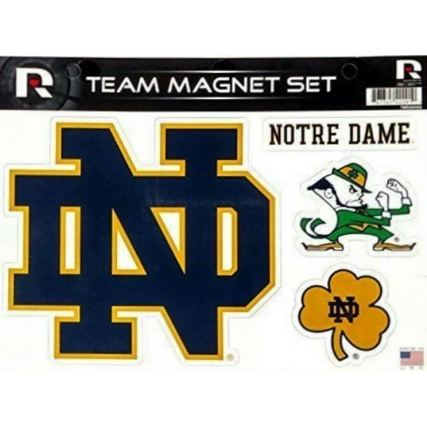 Notre Dame Combattant l'Irish Team Magnet Set