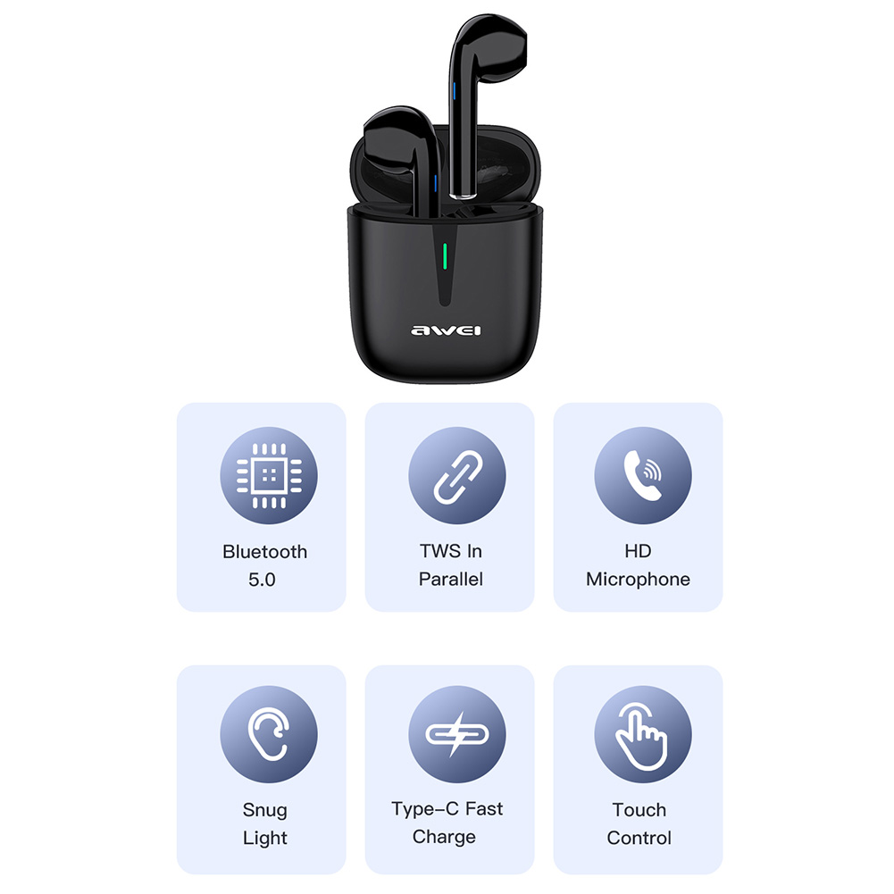 Jinveno AWEI T21 True Wireless Earbuds 