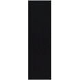 thumbnail image 1 of Saturn Collection Rubber Marine Backing Pet Friendly Runner Black - 3' x 10' Rug, 1 of 1