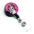 thumbnail image 1 of Carolines Treasures LH9372PKBR Basset Rose Hound Rétractable Badge Bobine, 1 of 2