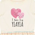 thumbnail image 4 of Inktastic I Love My Yiayia Girls Toddler Dress, 4 of 5