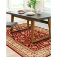 thumbnail image 6 of Unique Loom Voyage Collection Area Rug - St. Louis (10' x 14' 1" Rectangle Red/Gold), 6 of 10