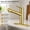 Brushed Gold, variant on Kitchen Faucet with Pull-Down Sprayer - Single Hole Brushed Nickel Stainless Steel Small Faucet for Bar Sink RV Outdoor Laundry Room