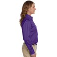 thumbnail image 4 of Harriton Easy Blend Long-Sleeve Twill Shirt with Stain-Release (M500W) Sunray Yellow, 2XL, 4 of 4