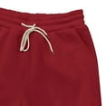 thumbnail image 5 of Men's Winter Work Pants with Multi-Pocket Design, Sweatpant Comfort for Casual Sports, Outdoor Activities, and Daily Wear (Warm & Functional),Red S, 5 of 5