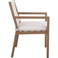 thumbnail image 6 of Afuera Living Cream Outdoor Patio Dining Arm Chair (Set of 2), 6 of 10