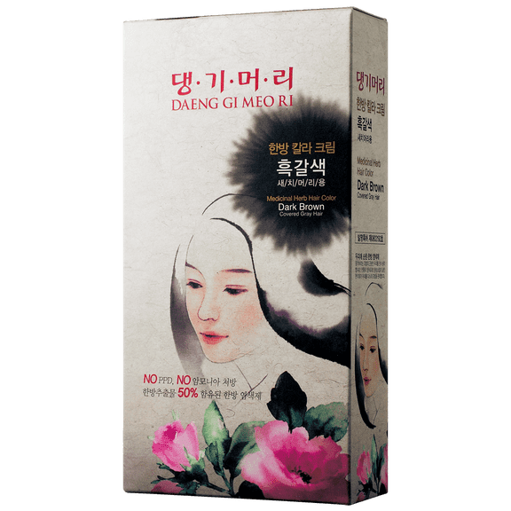 Daeng Gi Meo Ri Herbal Cream Hair Dye - Color : Dark Brown