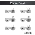 thumbnail image 4 of Fielect 50Pcs AA Battery Spring Plate AA Battery Positive Negative Conversion Spring Contact Nickeling Plate 26.5mmx12mm, 4 of 6