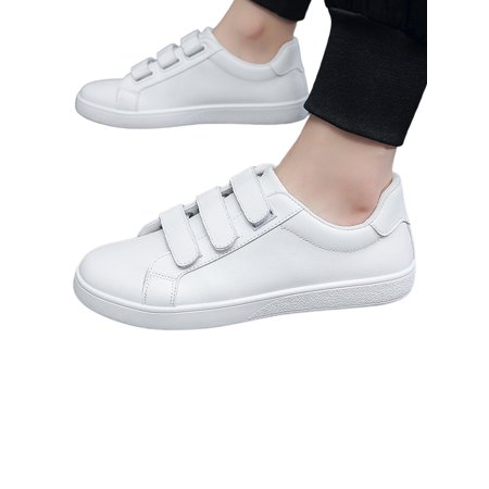 

Fangasis Mens Fashion Sneaker Sport Sneakers Magnetic Skate Shoes Men Walking Shoe Fitness Non-slip Low Top Trainers White 9
