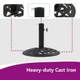 thumbnail image 5 of vidaXL Umbrella Weighted Base Patio Parasol Stand for Poles of 1.4"/1.5"/1.9", 5 of 8