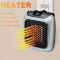 thumbnail image 2 of Mini Electric Heater Warmer Low Noise Wall Mounted Room Heater Portable Heater Fan For Home Office Dorm Room ,Heating Fast, 2 of 6