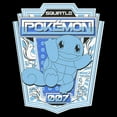thumbnail image 2 of Men's Pokemon Squirtle Metallic Badge  Graphic Tee Black 3X Large, 2 of 5