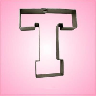 

Varsity Letter T Cookie Cutter 4.25 Inch Metal