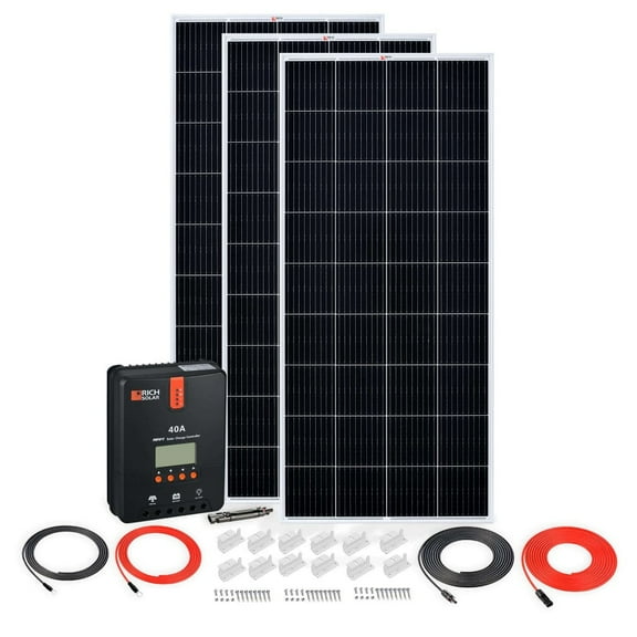 600 Watt Solar Kit with 40A MPPT Controller