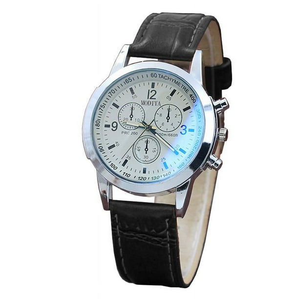 Reloj de cuarzo para hombre, reloj de pulsera analógico con correa deportiva de cuarzo para hombre