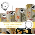 thumbnail image 4 of Fsddascl Yellow Orange Gnomes Fall Blackout Curtains for Bedroom/Living Room, Insulated Kitchen Curtains, Pumpkins Thanksgiving Leaves Floral Wooden Grommet Darkening Window Treatment 42"x84"x2, 4 of 6