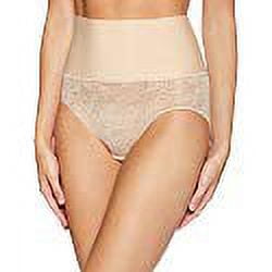 Maidenform Firm-Control Shaping Brief Nude 1/Transparent Lace M Women's
